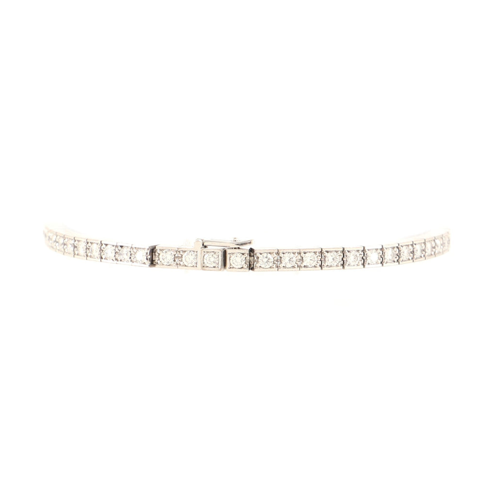 Lanieres Bracelet 18K White Gold with Diamonds