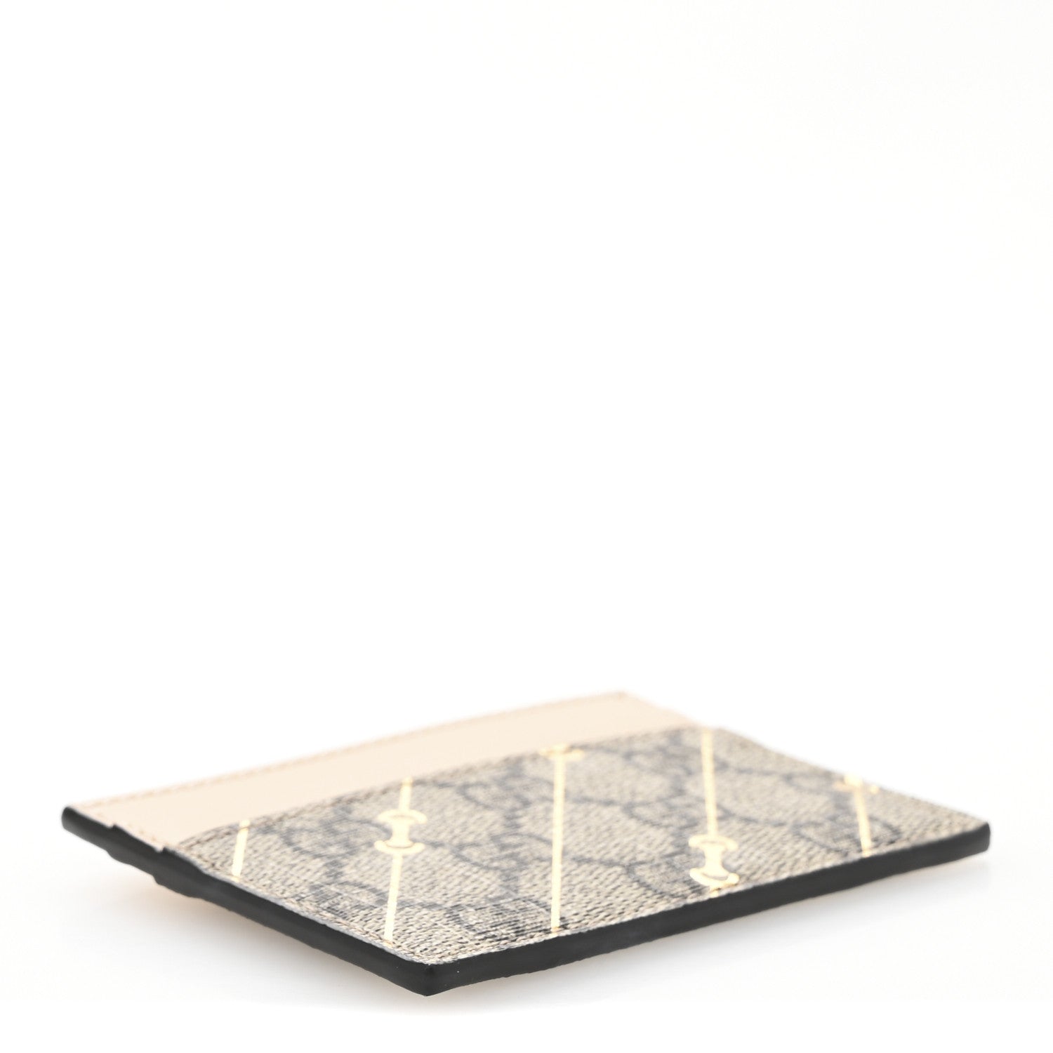 GG Supreme Monogram Horsebit  Holder Beige