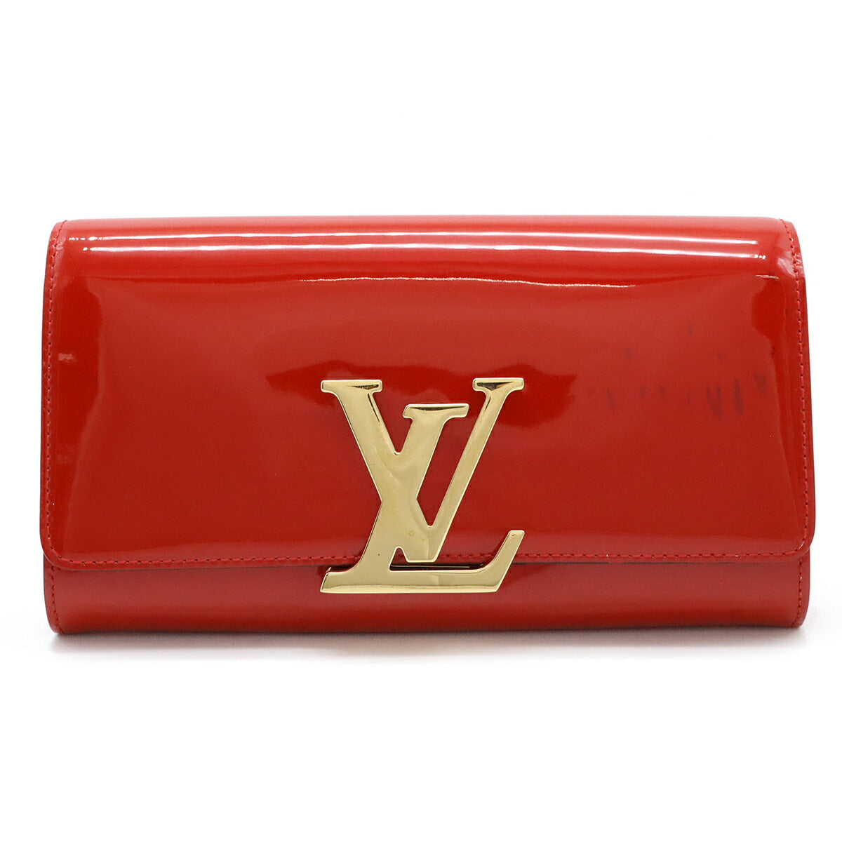 Louis Vuitton Monogram Vernis Pochette Louise EW NM Clutch Bag