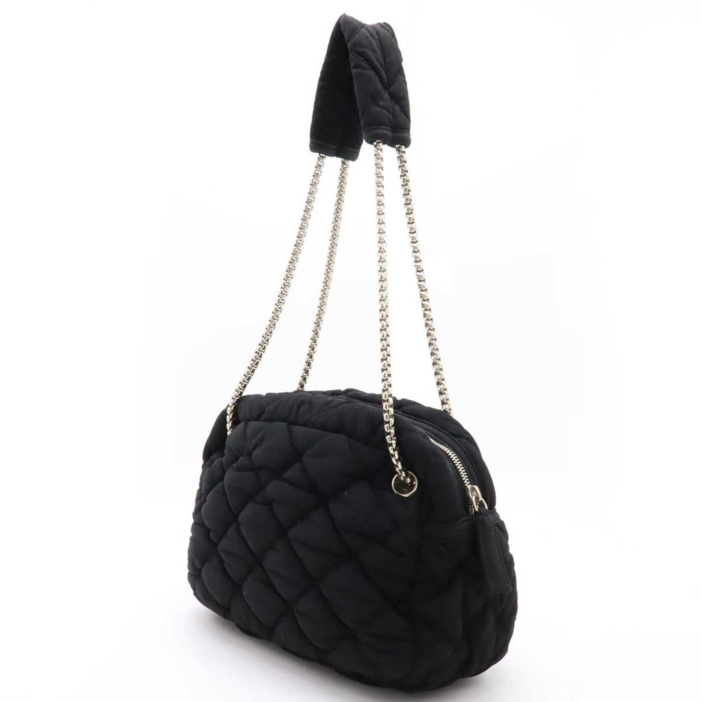 Chanel Cotton Jersey Bubble Quilt 2way Shoulder Bag A46168
