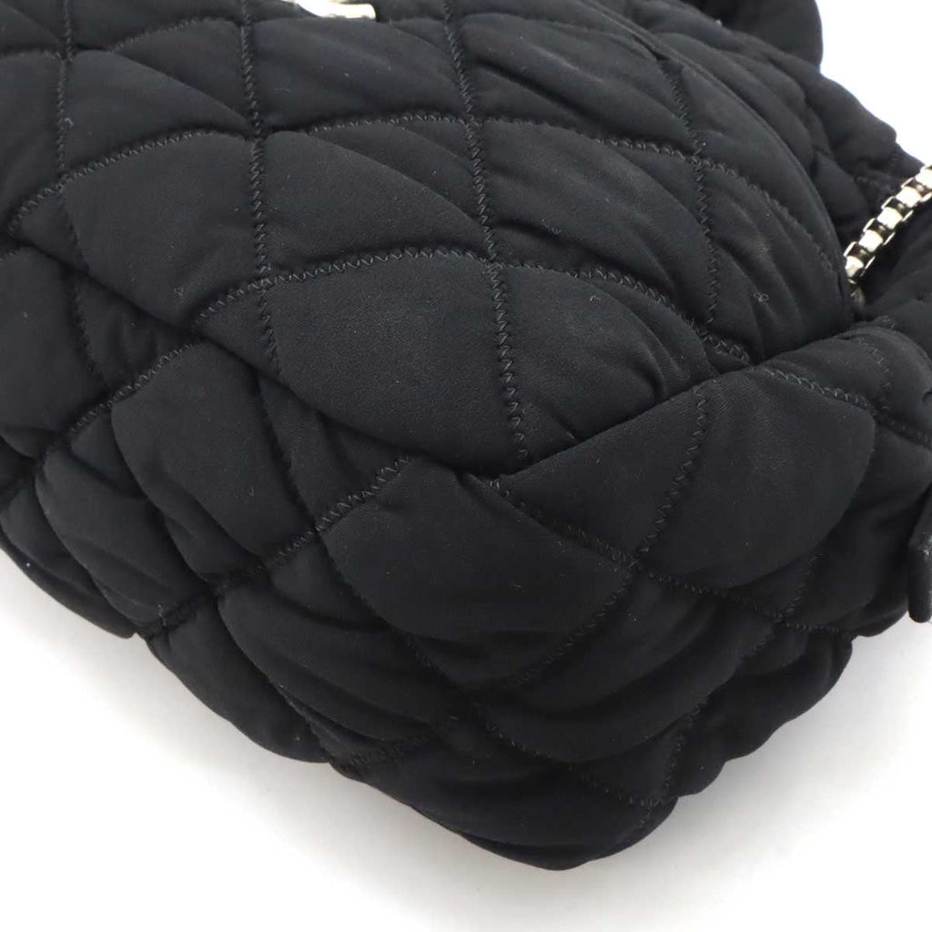 Chanel Cotton Jersey Bubble Quilt 2way Shoulder Bag A46168