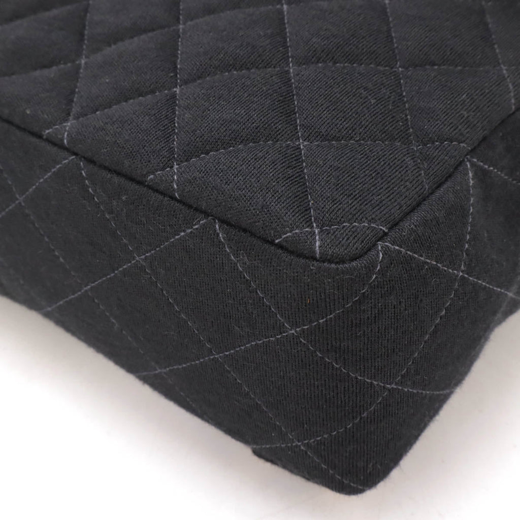 Chanel Cotton Jersey Matelassé Coco Mark Backpack