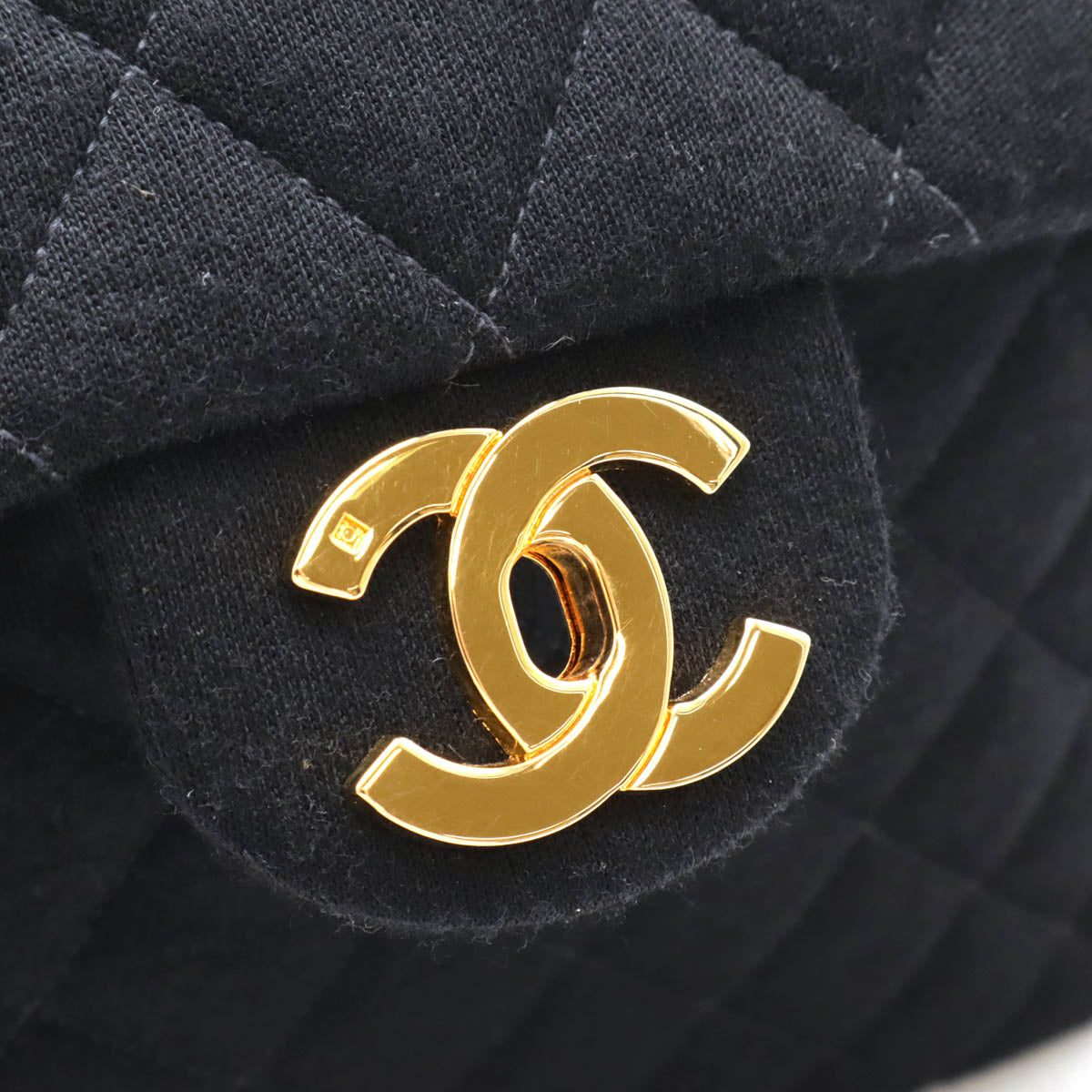 Chanel Cotton Jersey Matelassé Coco Mark Backpack