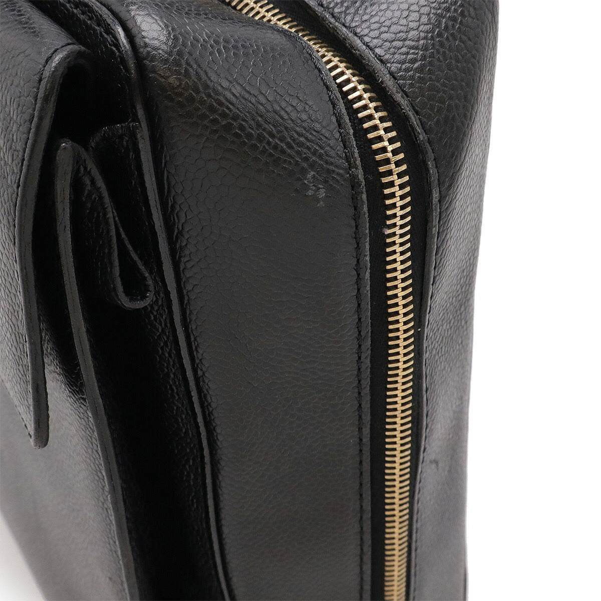 Chanel Caviar Skin Coco Mark Business Bag 2way Briefcase