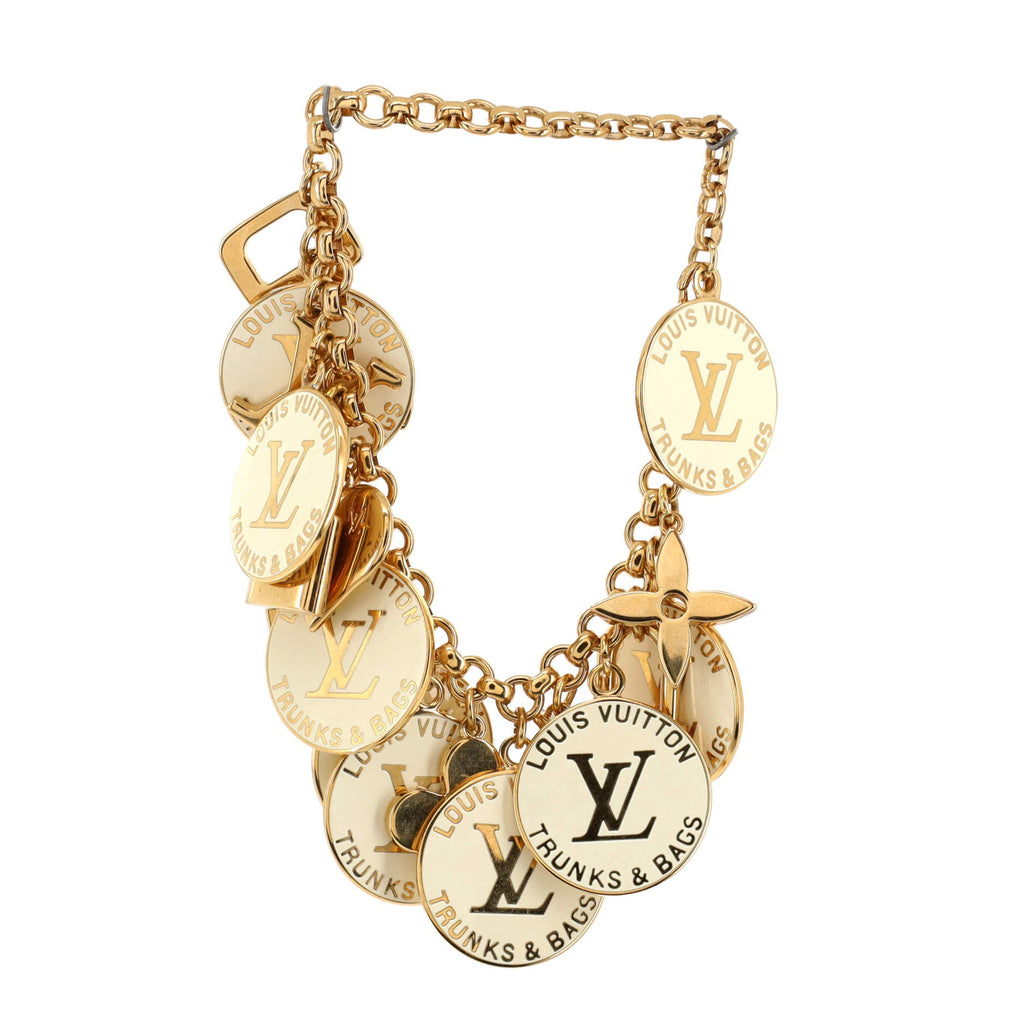 Trunks & Bags Breloques Charm Bracelet Metal and Enamel