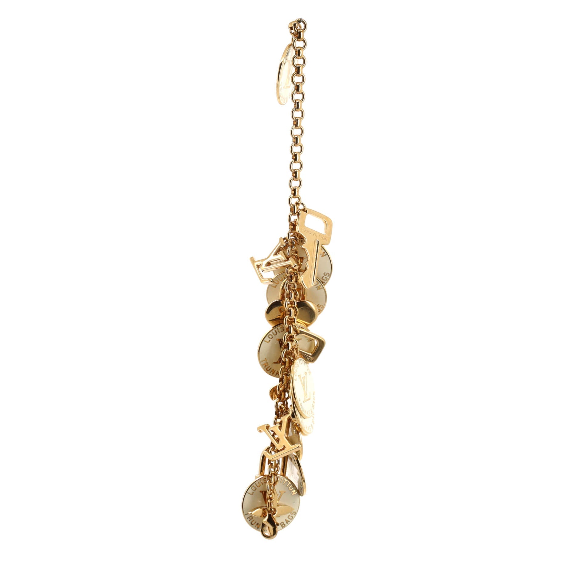Trunks & Bags Breloques Charm Bracelet Metal and Enamel