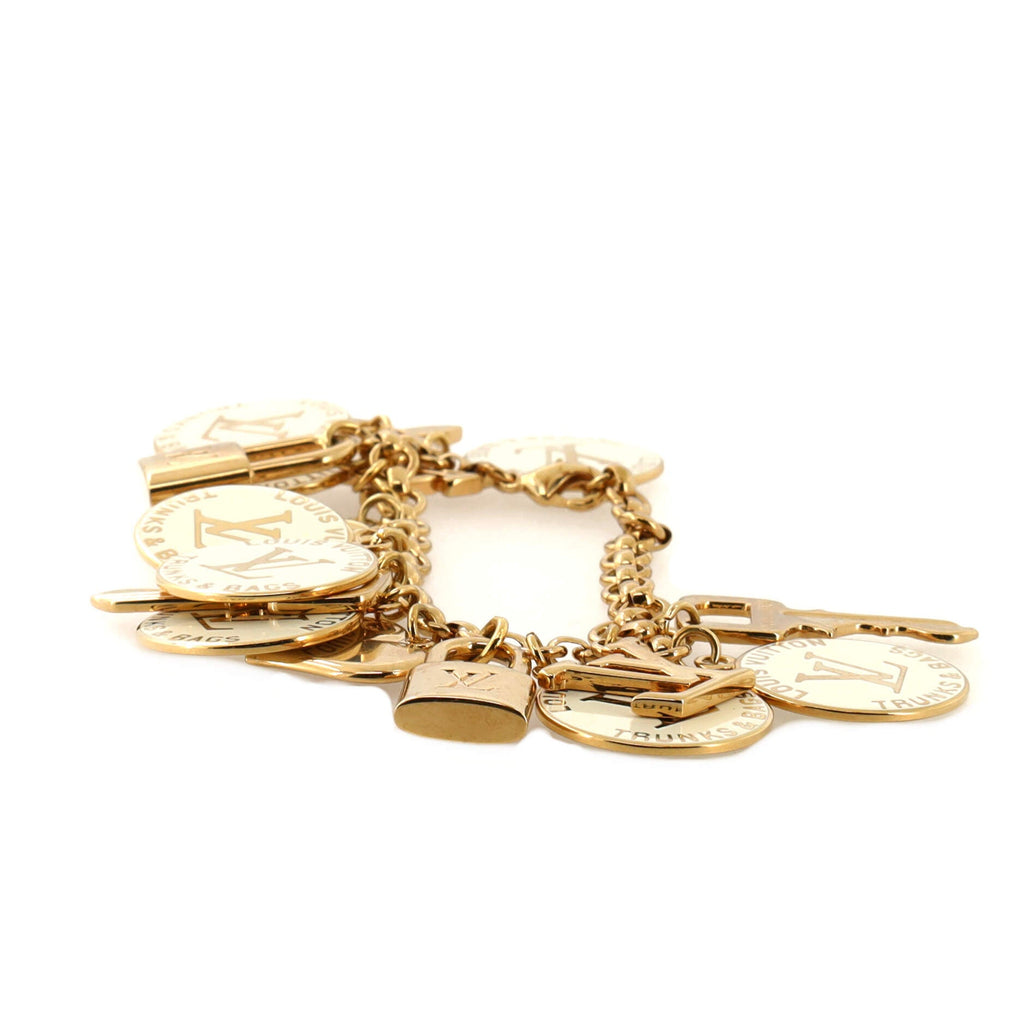 Trunks & Bags Breloques Charm Bracelet Metal and Enamel