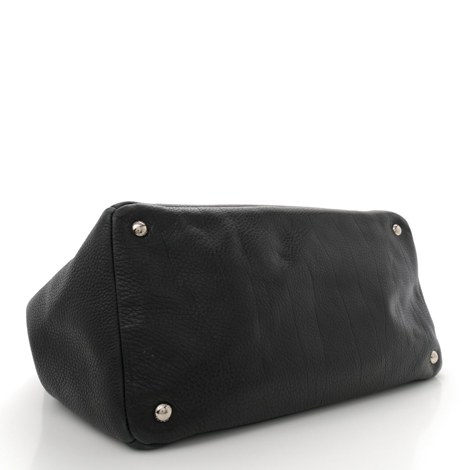 Vitello Daino Tote Black