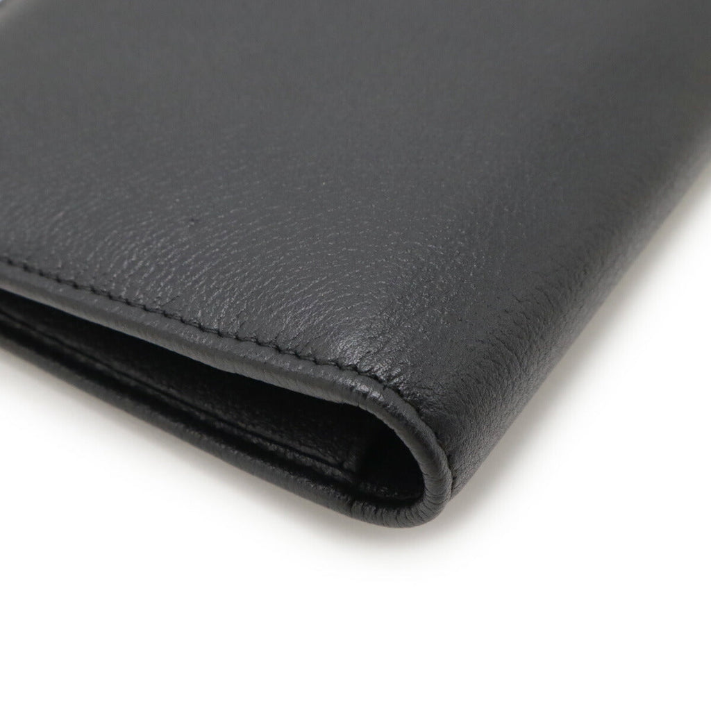 Chanel Camellia Leather Long Wallet