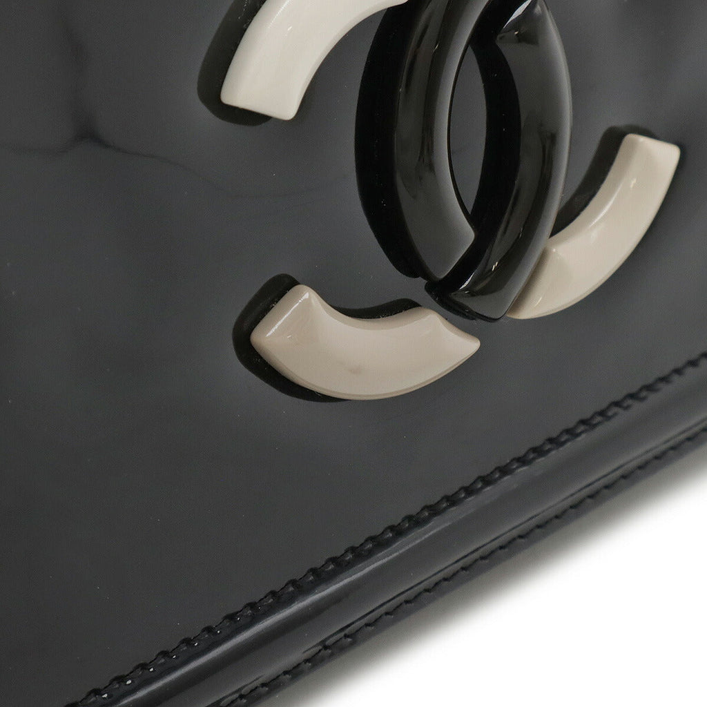 Chanel Enamel/Lambskin Lipstick Coco Mark Chain Shoulder Bag