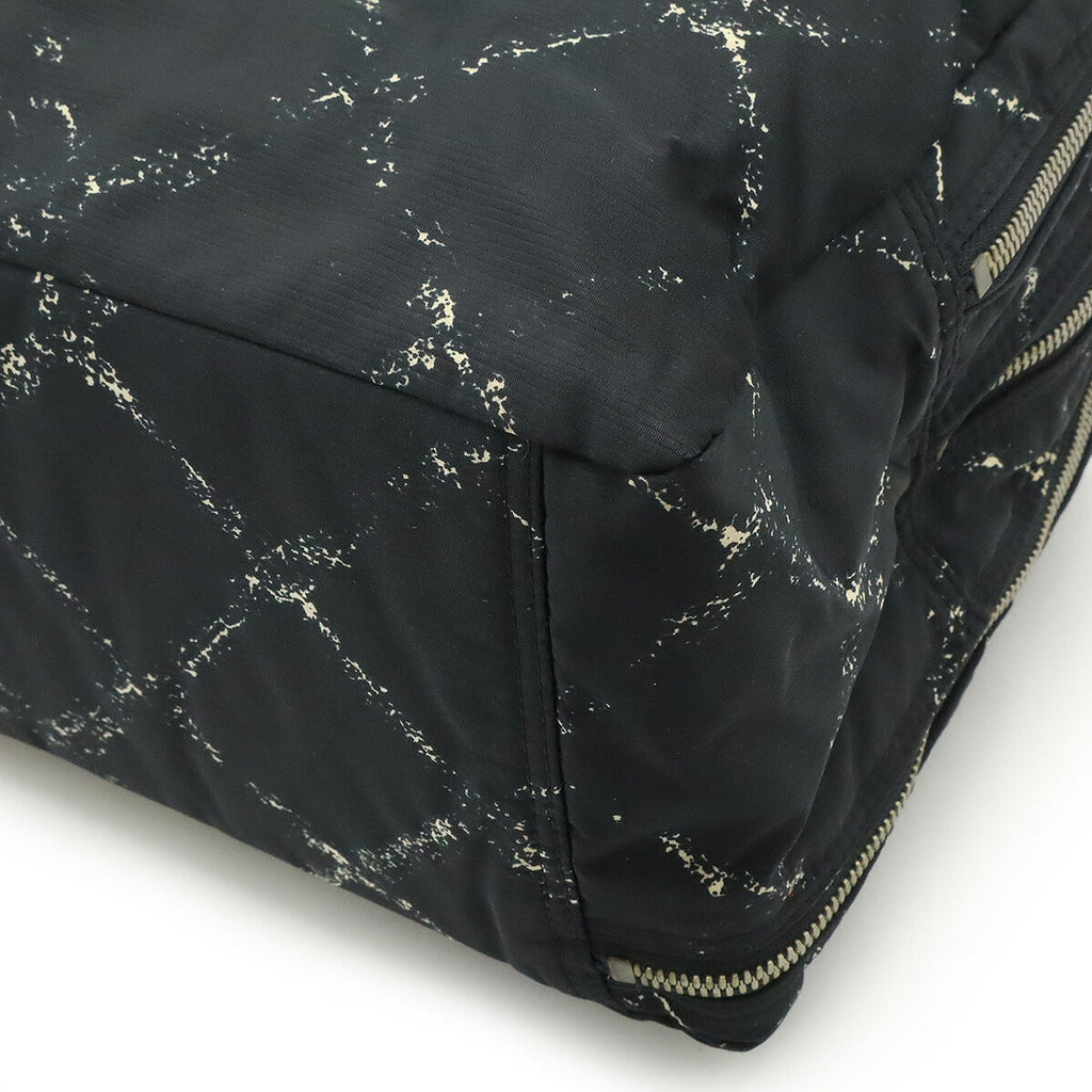Chanel Nylon Travel Line 2way Bag Black/Red