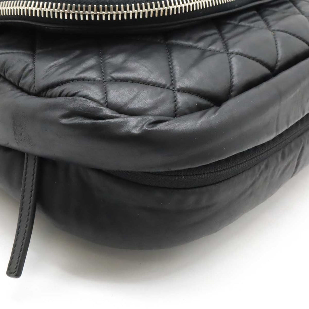 Chanel Coated Nylon Leather Coco Cocoon Matelasse 2way Shoulder Bag