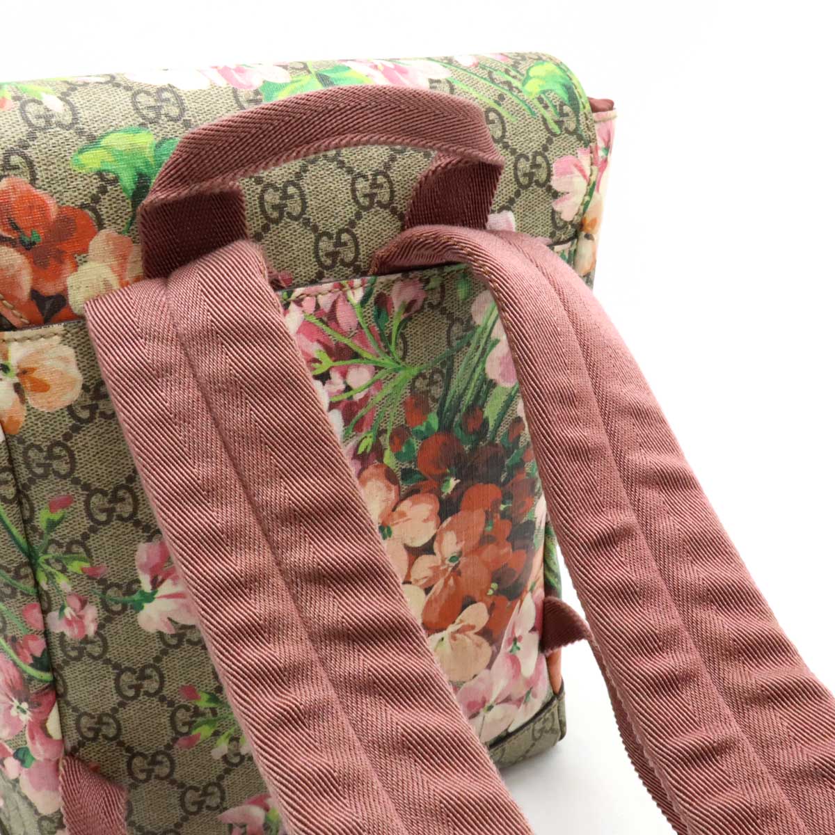 Gucci GG Blooms GG Supreme Coated Canvas Backpack
