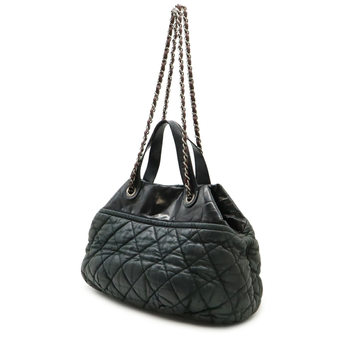 Chanel Sparkle Leather In The Mix 2way Bag A49683