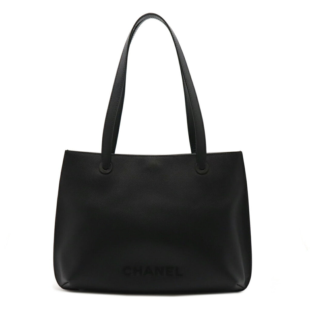 Chanel Logo Caviar Skin 2way Tote Bag