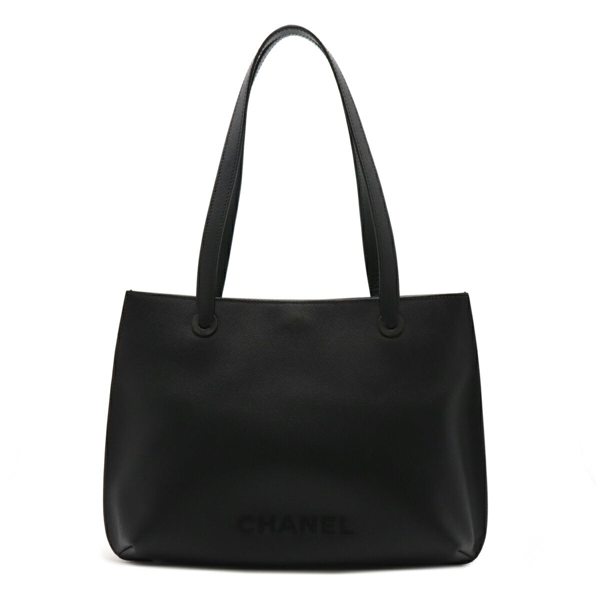 Chanel Logo Caviar Skin 2way Tote Bag