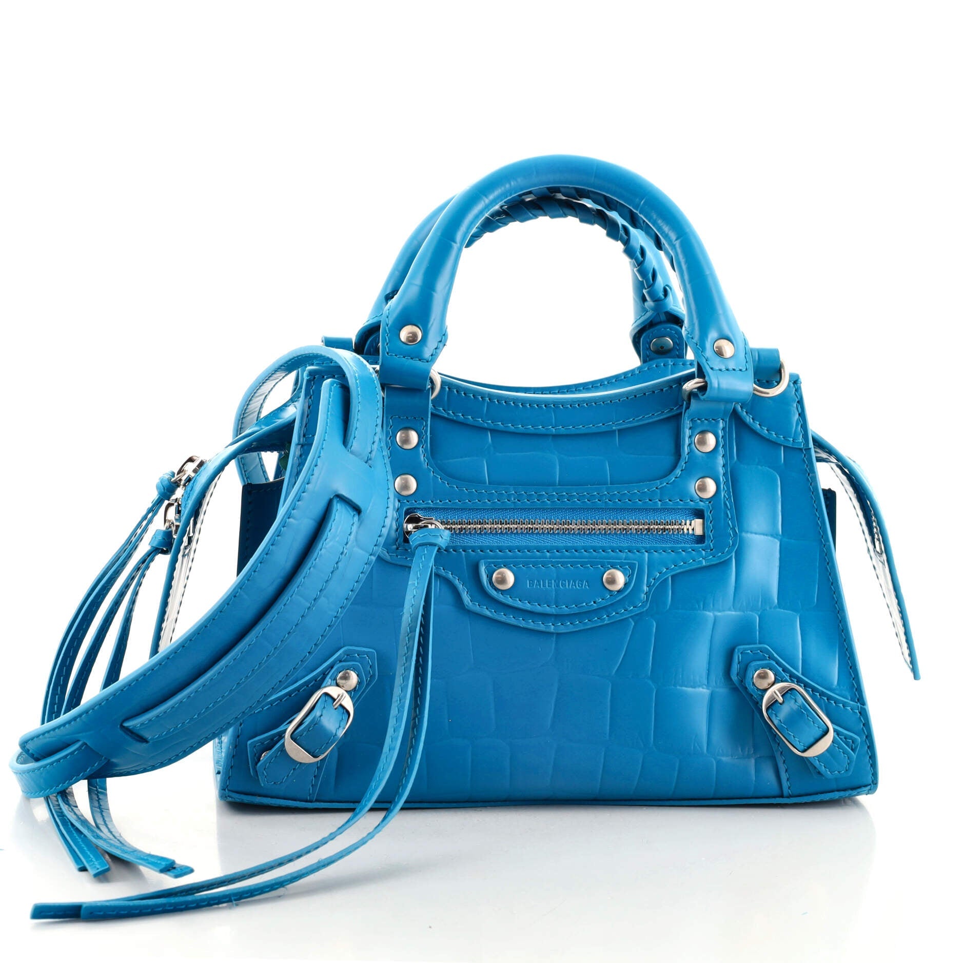 Neo Classic City Bag Crocodile Embossed Leather Mini