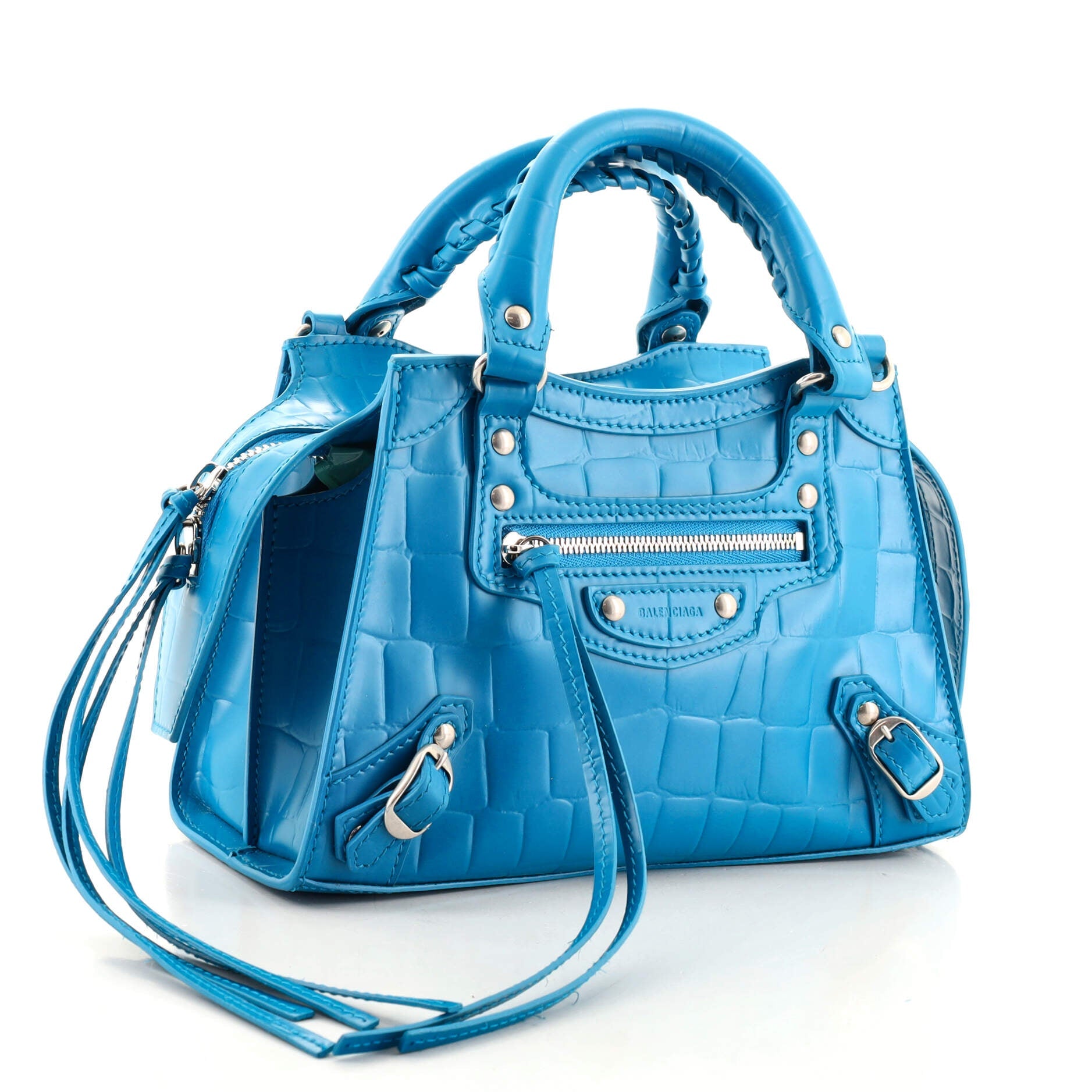 Neo Classic City Bag Crocodile Embossed Leather Mini