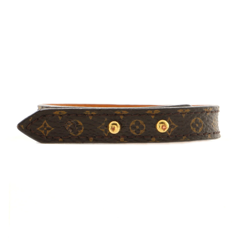 Logomania Bracelet Monogram Canvas and Metal