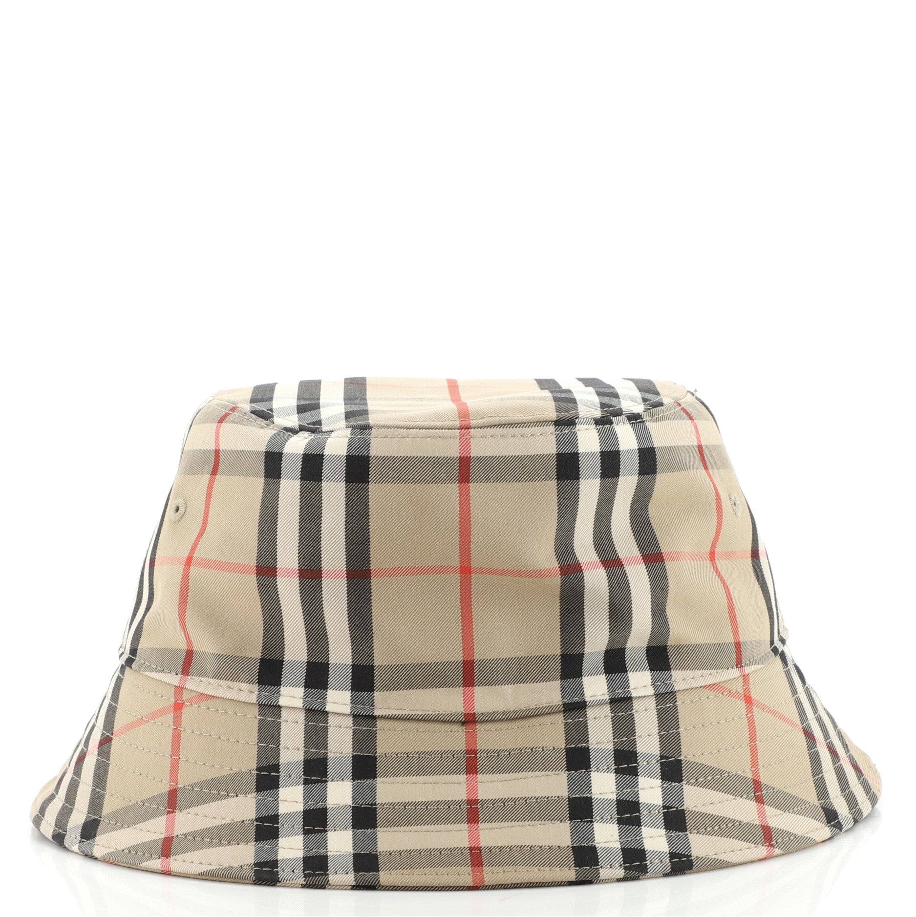 Bucket Hat Vintage Check Canvas Medium