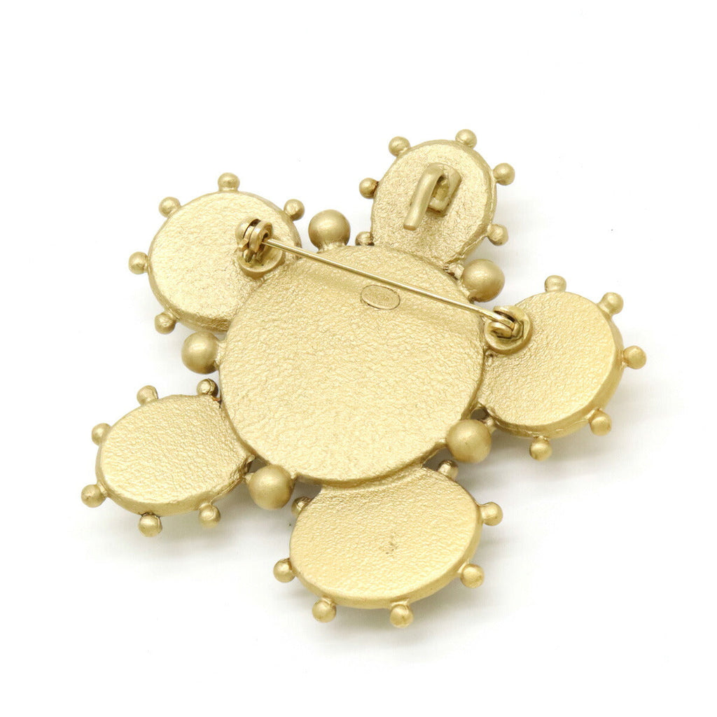 Chanel Coco Mark Pearl Rhinestone Pin Brooch