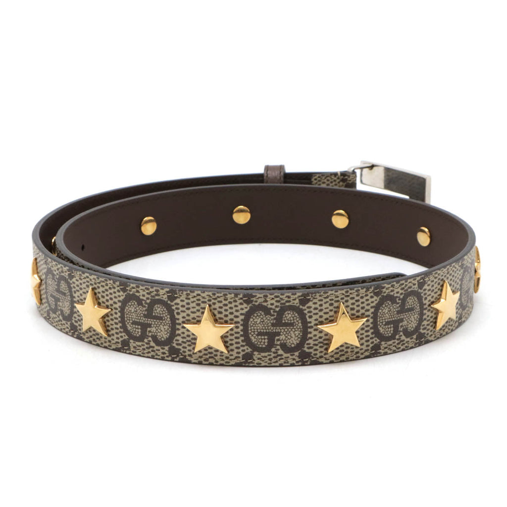 Gucci GG Supreme PVC Leather Belt