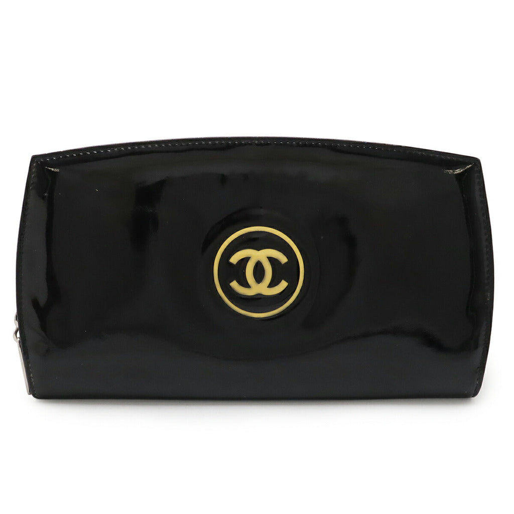 Chanel Make Up Patent Long Wallet