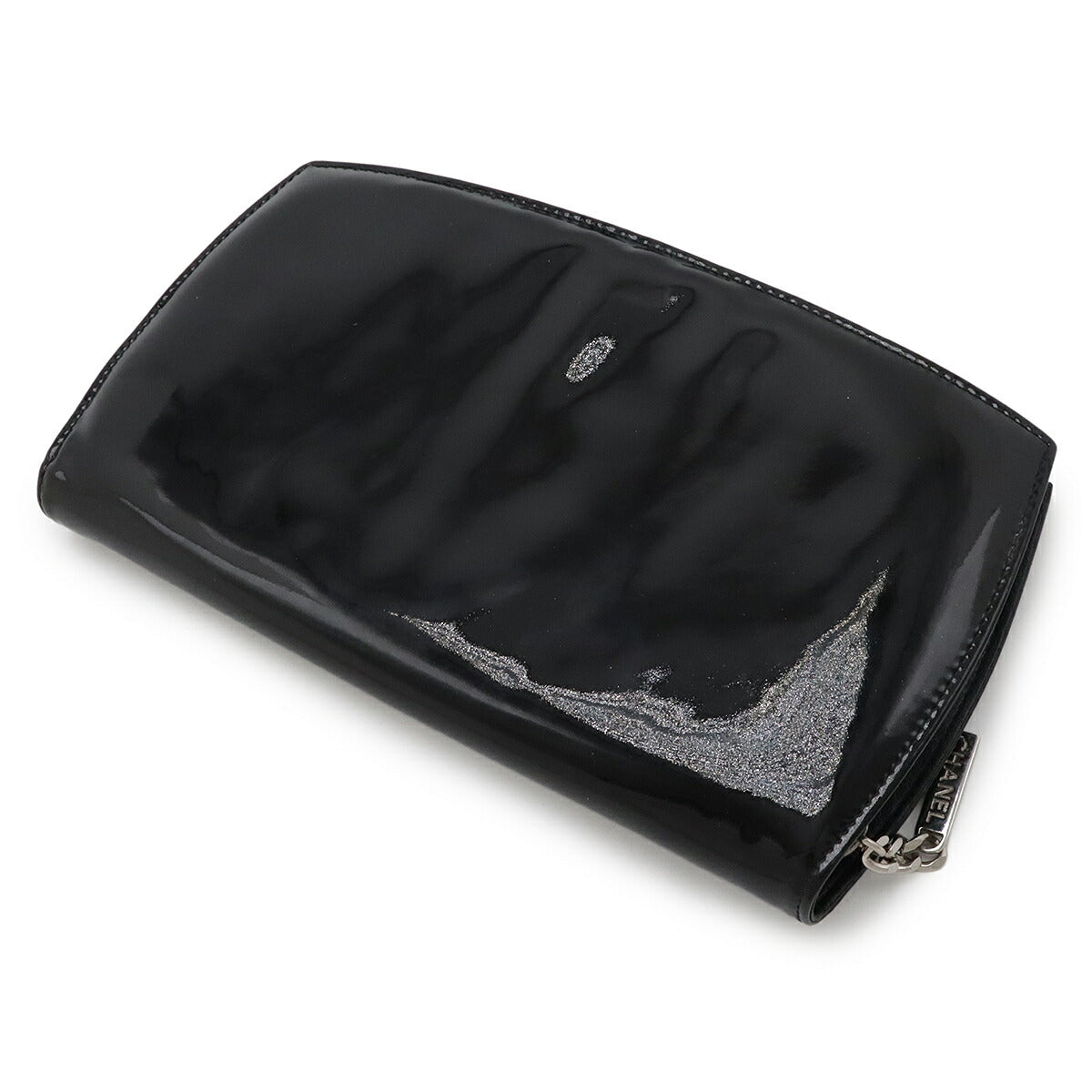 Chanel Make Up Patent Long Wallet