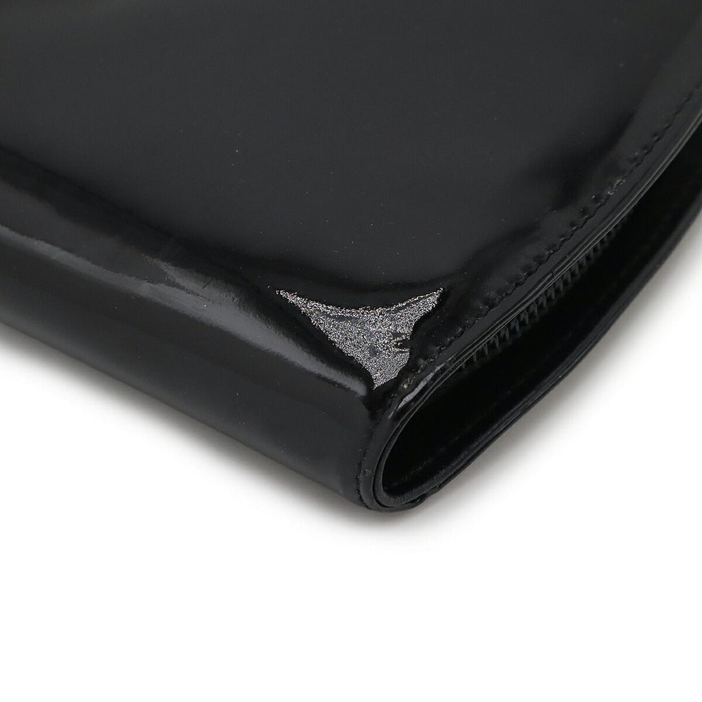 Chanel Make Up Patent Long Wallet