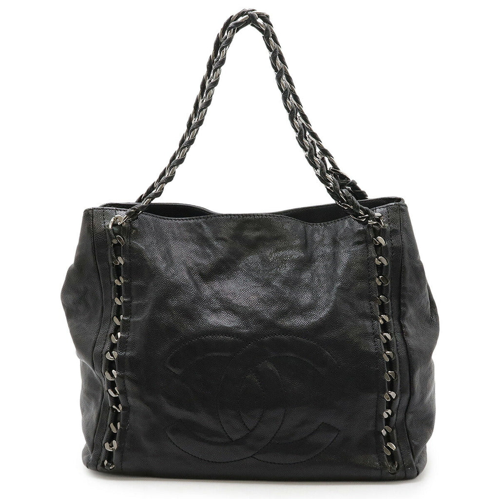 Chanel Luxury Line Caviar Leather 2way Tote Bag