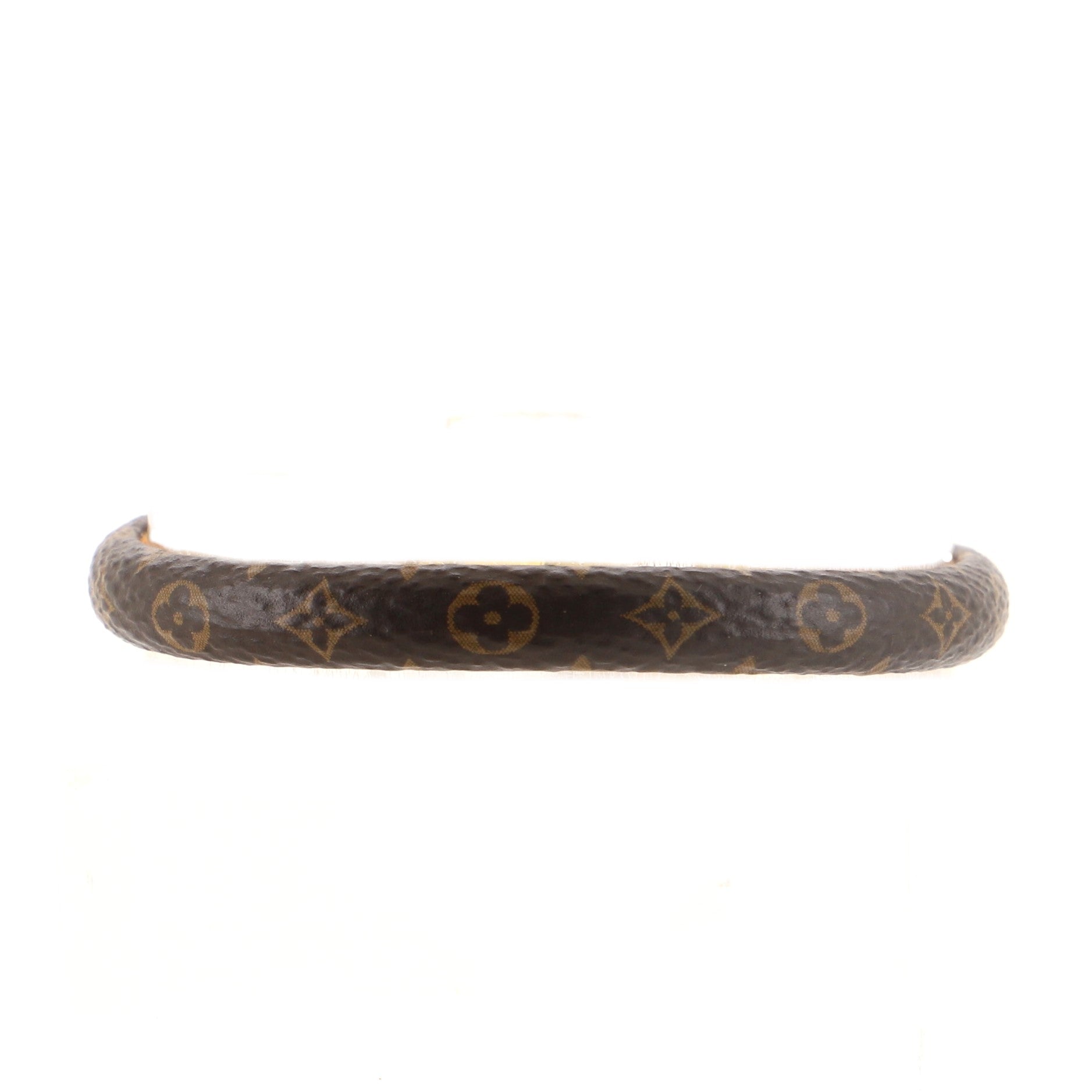 Crazy In Lock Bracelet Monogram Canvas with Metal
