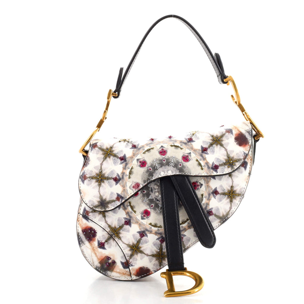 Saddle Handbag KaleiDiorscopic Calfskin Mini