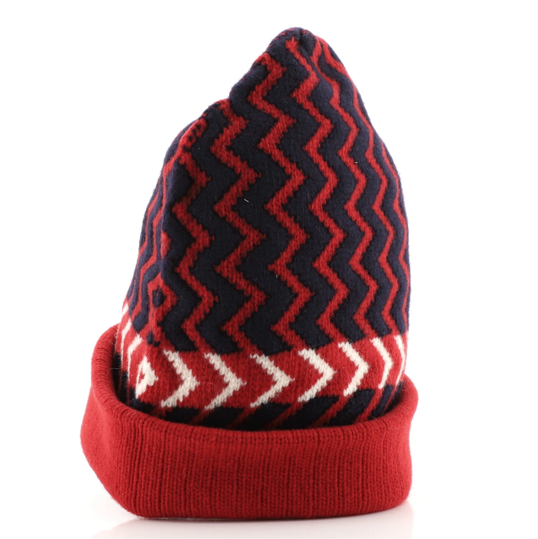 Zaggede Beanie Wool Medium