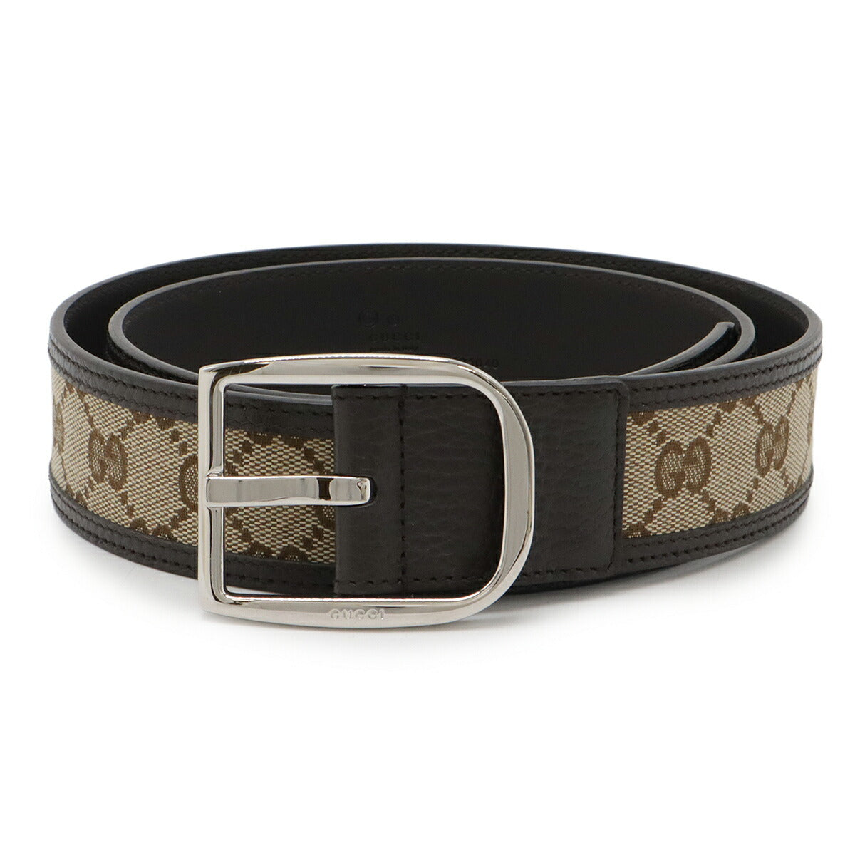 Gucci GG Canvas Leather Belt