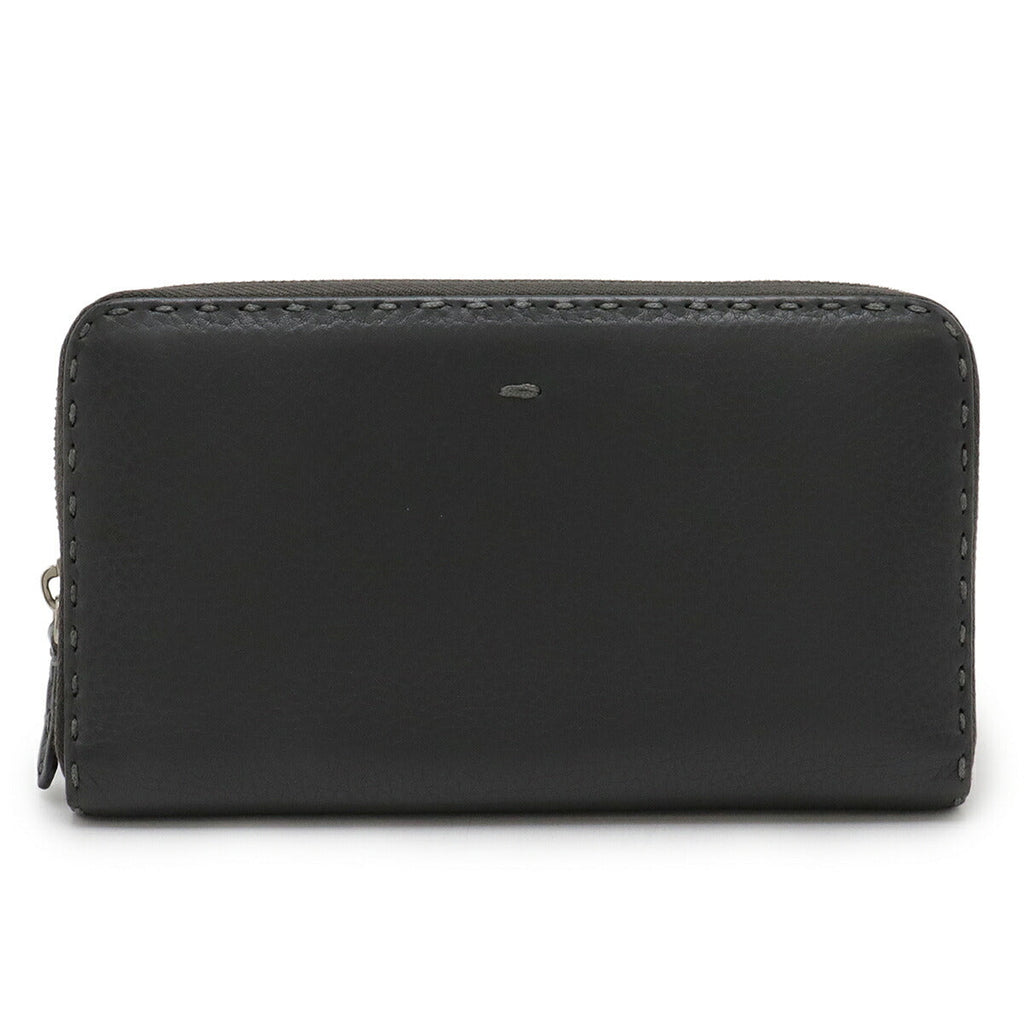 Fendi Selleria Leather Long Wallet
