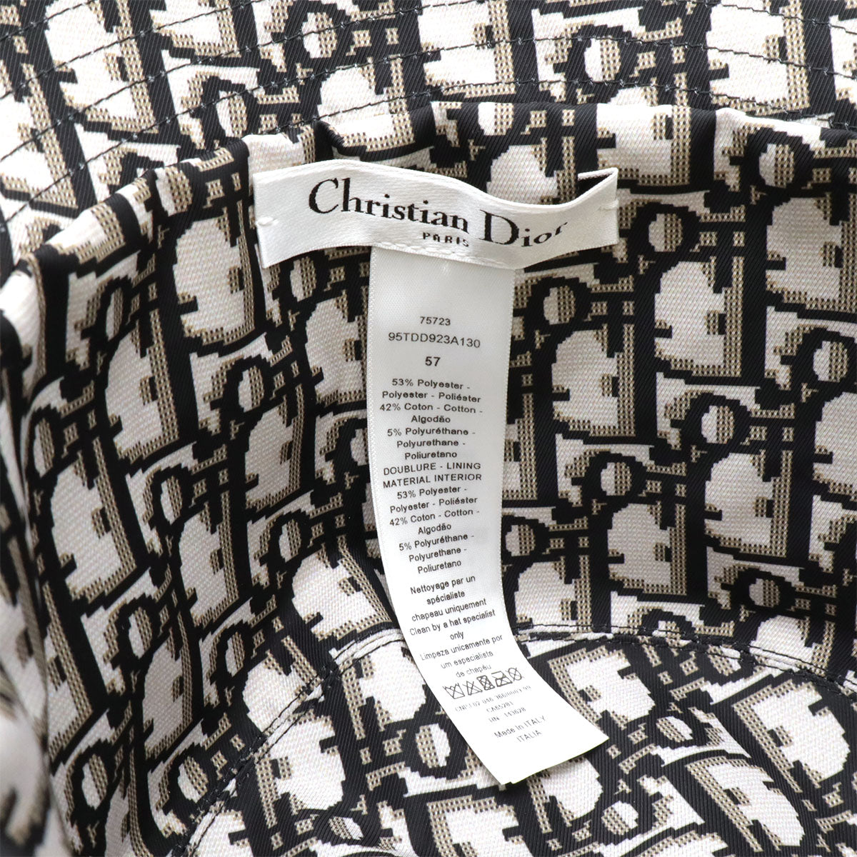 Christian Dior Oblique TEDDY-D Bucket Hat