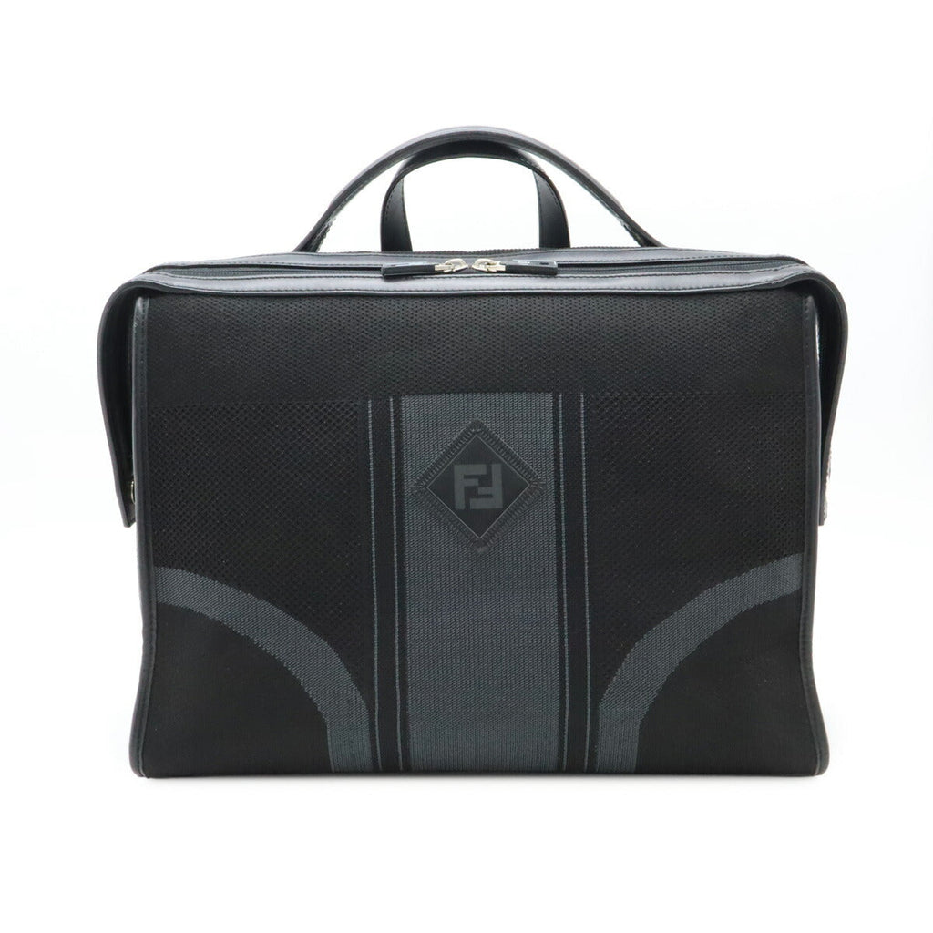 Fendi 7VA400 Canvas Leather Business Bag