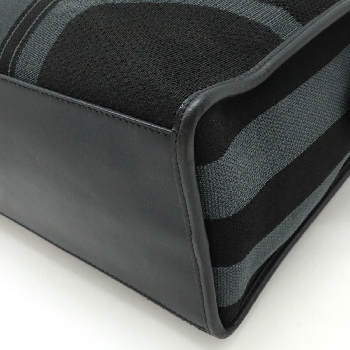 Fendi 7VA400 Canvas Leather Business Bag