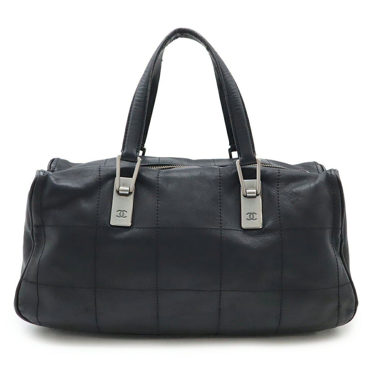 Chanel Choco Bar Leather Boston Bag