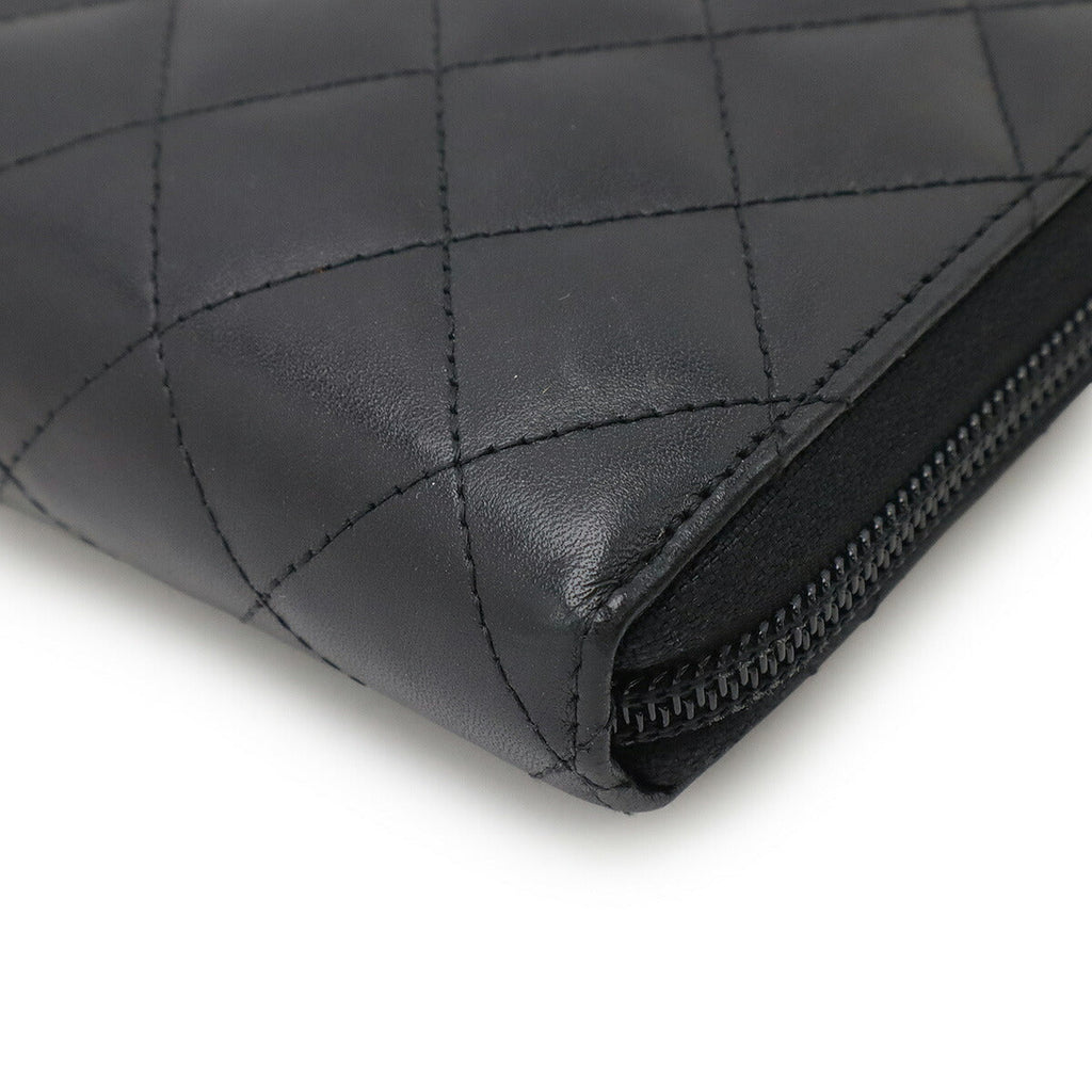 Chanel Cambon Line Soft Calfskin Long Wallet