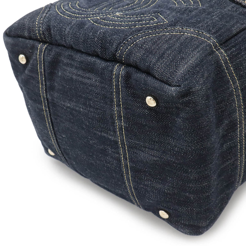 Chanel Sparkling Denim Tote Bag