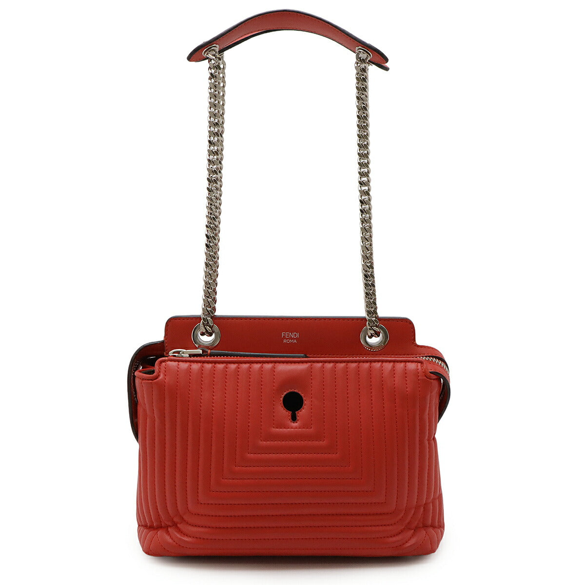 Fendi Dotcom Click Leather 2way Shoulder Bag