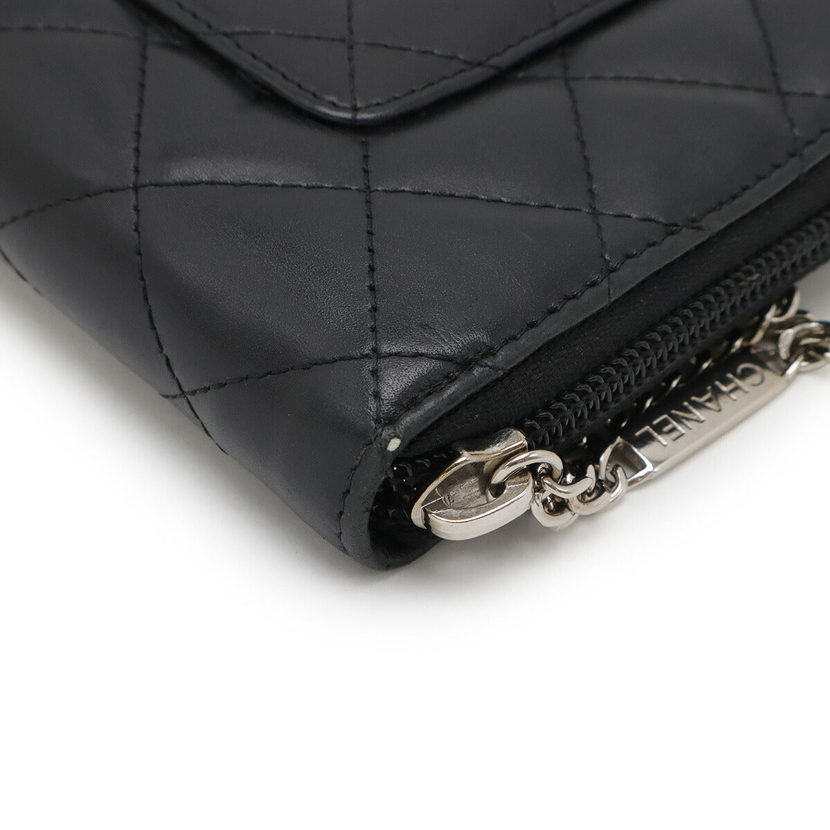 Chanel Cambon Line Organizer Leather Wallet