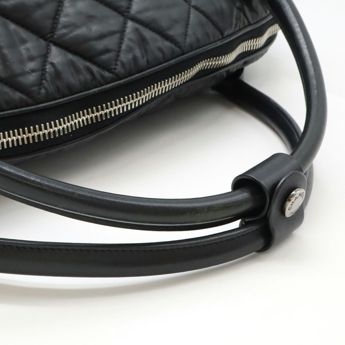 Chanel Coco Cocoon Leather Boston Bag