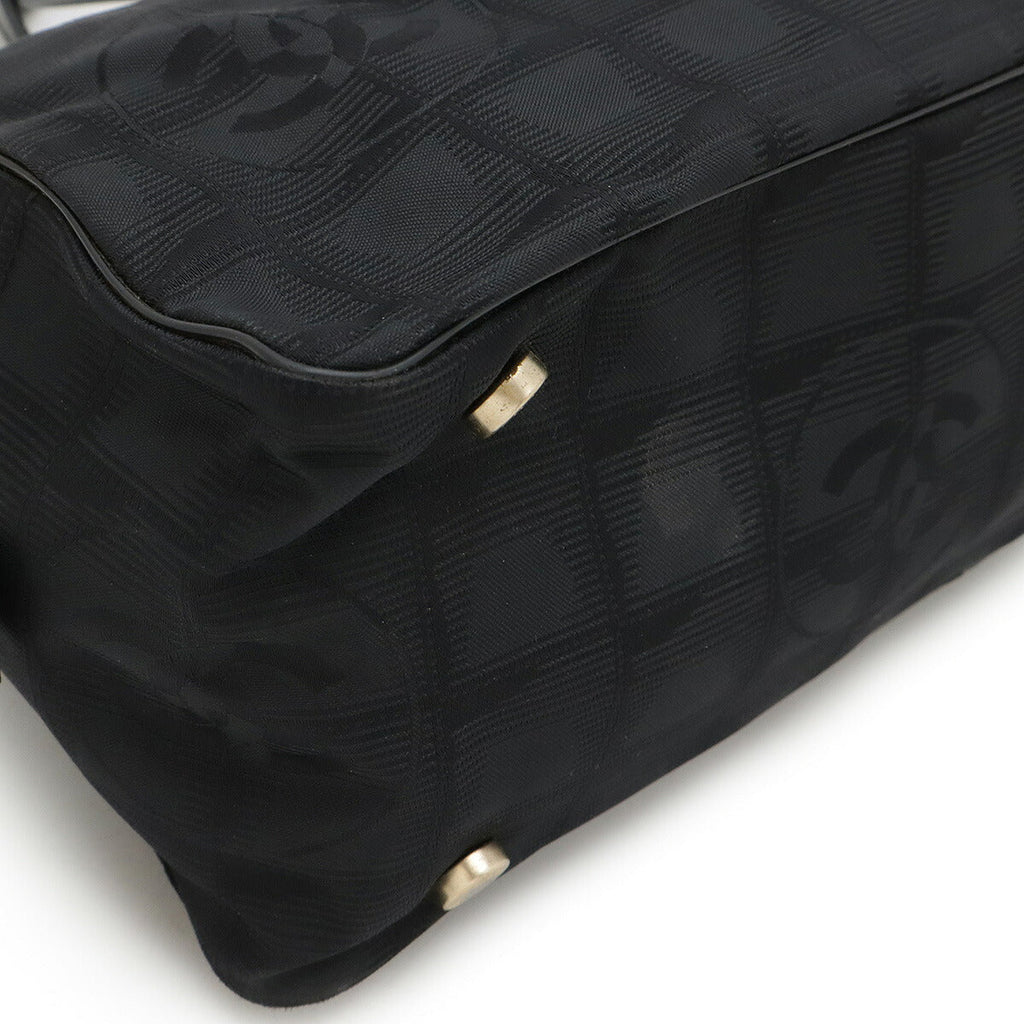 Chanel New Travel Line Nylon Boston Bag