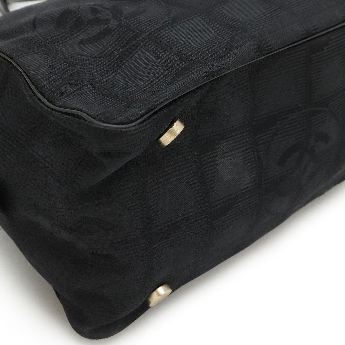 Chanel New Travel Line Nylon Boston Bag