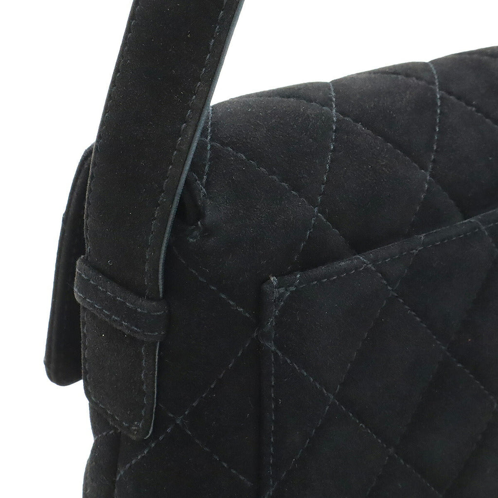 Chanel Matelasse Suede Shoulder Bag