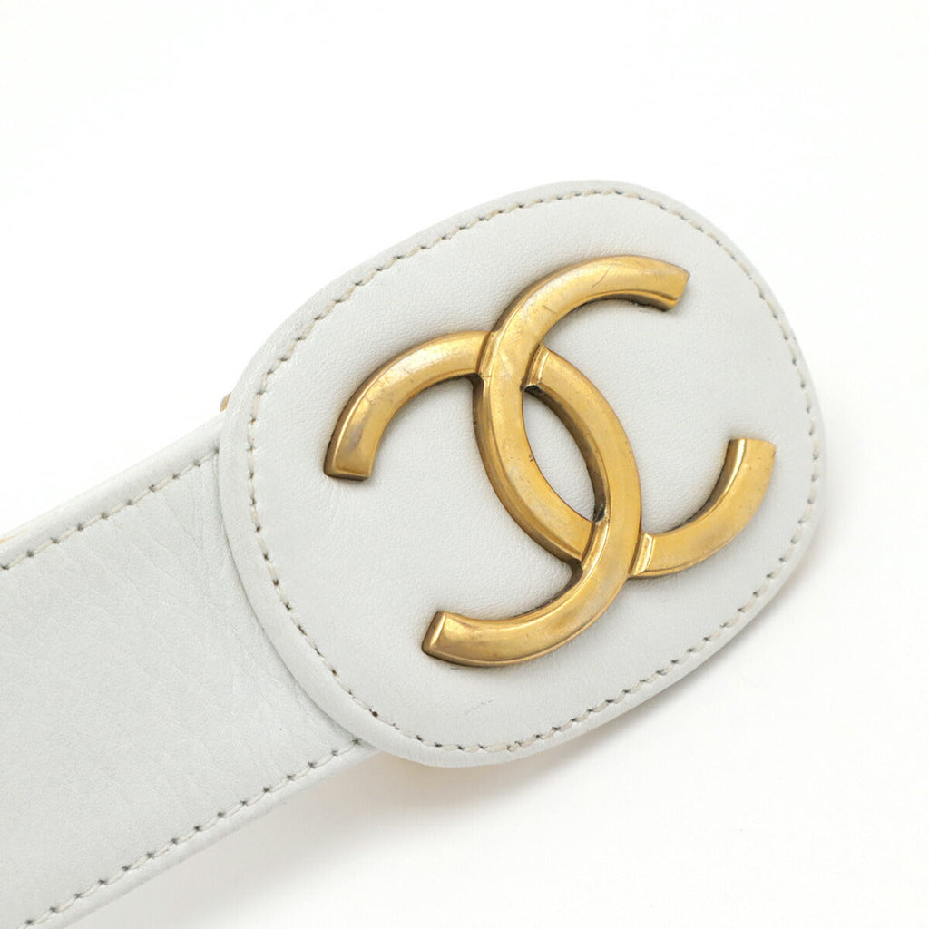 Chanel Coco Mark Leather Belt