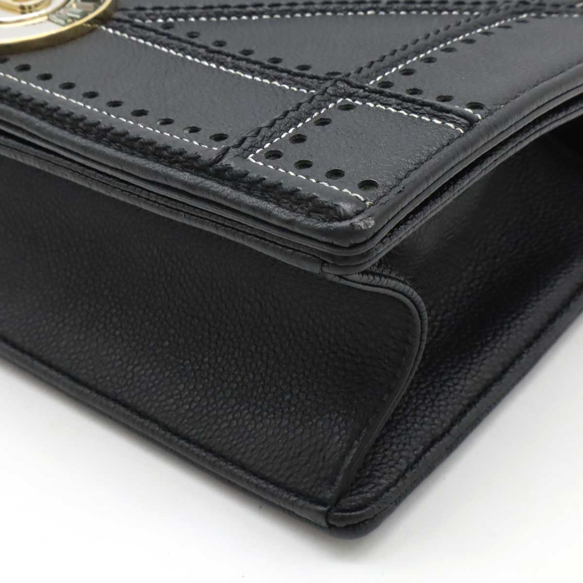 Christian Dior Diorama Leather Shoulder Bag