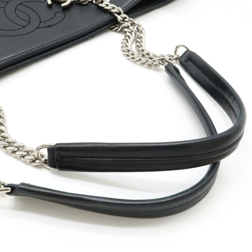 Chanel Matelasse Coco Mark Lambskin Shoulder Bag